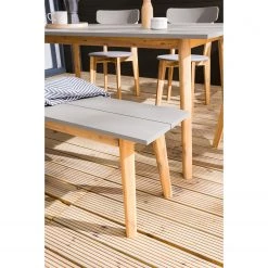 Jardi Gartenbank Lindholm - Akazie massiv - Grau / Braun -Gartenbänke Verkäufe 1000185450 200429 17423800008 DETAILS P000000001000185450