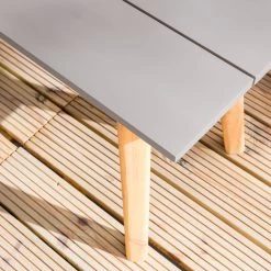 Jardi Gartenbank Lindholm - Akazie massiv - Grau / Braun -Gartenbänke Verkäufe 1000185450 200429 17423900009 DETAILS P000000001000185450