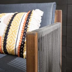 Jardi Gartenbank Bayton - Webstoff / Akazie massiv - Grau / Braun -Gartenbänke Verkäufe 1000190264 200514 06094300008 DETAILS P000000001000190264