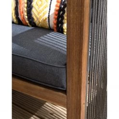 Jardi Gartenbank Bayton - Webstoff / Akazie massiv - Grau / Braun -Gartenbänke Verkäufe 1000190264 200514 06094400010 DETAILS P000000001000190264