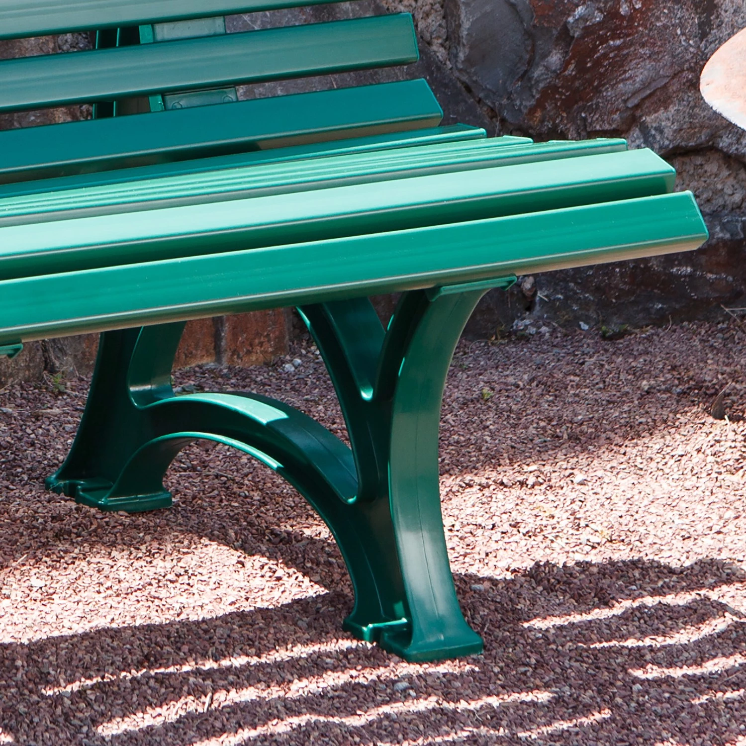 Siena Garden Gartenbank Helgoland - Polypropylen - Grün 4 Siena Garden Gartenbank Helgoland - Polypropylen - Grün – Bild 4