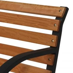 Siena Garden Gartenbank Menorca - Stahl / Hartholz - Braun / Schwarz -Gartenbänke Verkäufe 1000210202 200423 18203300108 DETAILS P000000001000210202