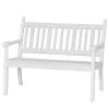 Siena Garden Gartenbank Hohenzollern - Polypropylen - Weiß - Breite: 115 cm