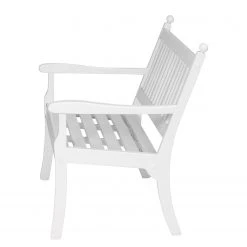 Siena Garden Gartenbank Hohenzollern - Polypropylen - Weiß - Breite: 115 cm -Gartenbänke Verkäufe 1000210285 200423 18383400659 DETAILS P000000001000210285