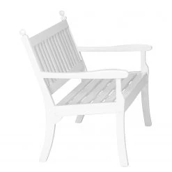 Siena Garden Gartenbank Hohenzollern - Polypropylen - Weiß - Breite: 115 cm -Gartenbänke Verkäufe 1000210285 200423 18383800661 DETAILS P000000001000210285