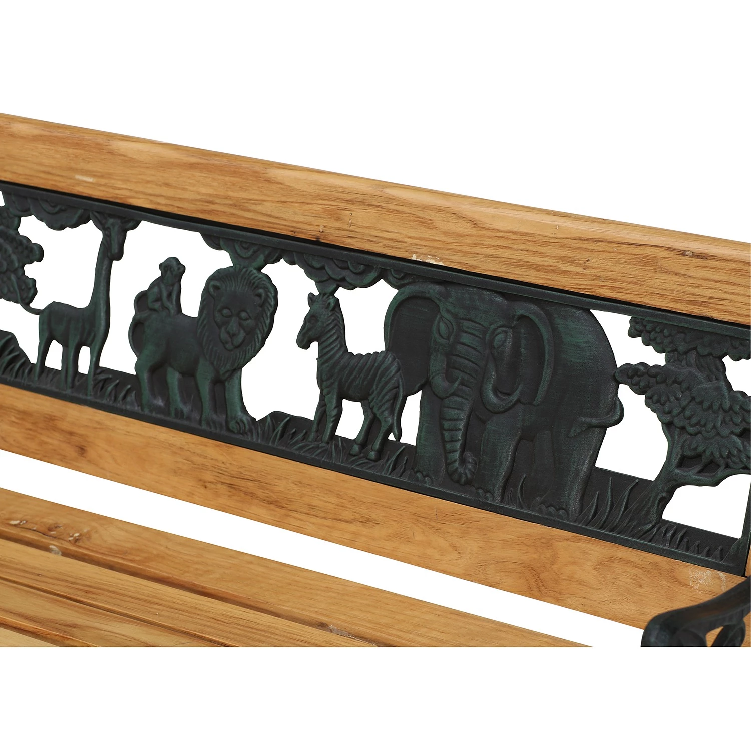 Siena Garden Gartenbank Kids - Eisen / Massivholz - Braun / Schwarz 5 Siena Garden Gartenbank Kids - Eisen / Massivholz - Braun / Schwarz – Bild 5