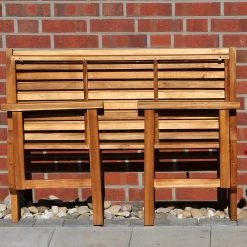 Siena Garden Gartenbank Lovera - Akazie massiv - Braun -Gartenbänke Verkäufe 1000210383 200423 18050800375 DETAILS P000000001000210383