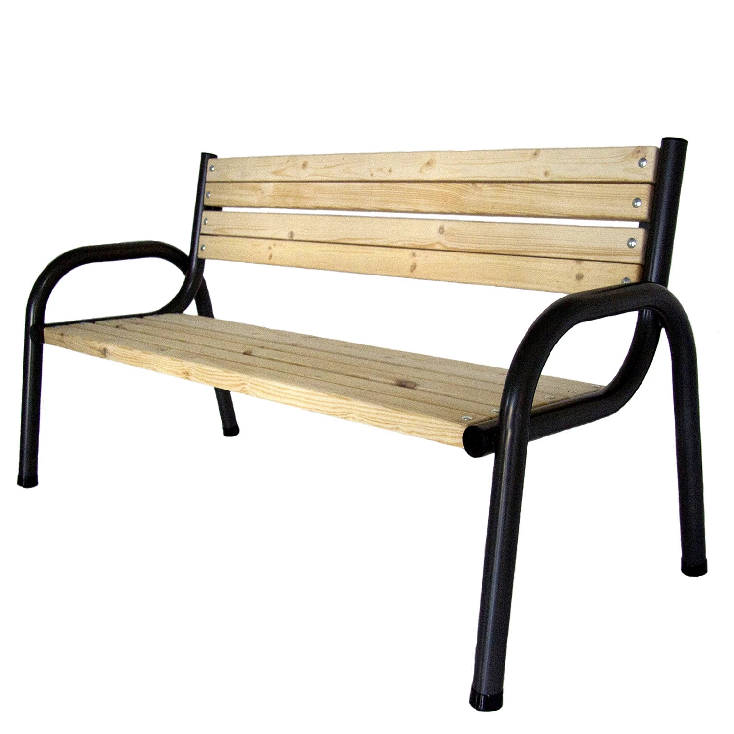 Siena Garden Gartenbank Park - Stahl / Hartholz - Schwarz / Braun 1 Siena Garden Gartenbank Park - Stahl / Hartholz - Schwarz / Braun