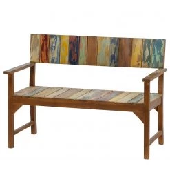 Siena Garden Gartenbank Palu - Teak teilmassiv - Mehrfarbig