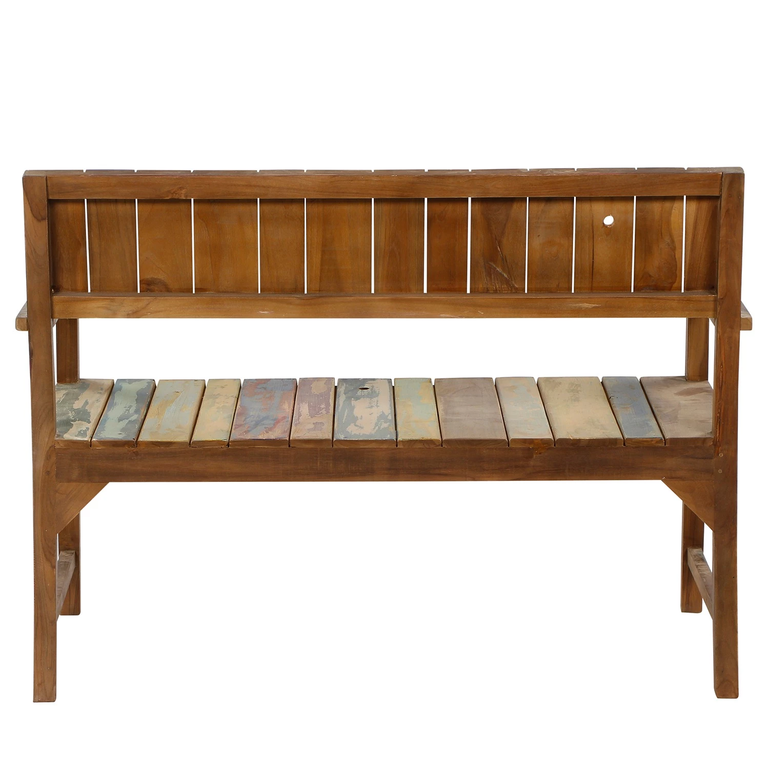 Siena Garden Gartenbank Palu - Teak teilmassiv - Mehrfarbig 5 Siena Garden Gartenbank Palu - Teak teilmassiv - Mehrfarbig – Bild 5