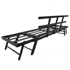 Jardi Gartenbank Torcy - Aluminium / Polyester - Grau / Schwarz -Gartenbänke Verkäufe 1000223222 210611 06411000011 DETAILS P000000001000223222