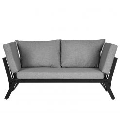 Jardi Gartenbank Torcy - Aluminium / Polyester - Grau / Schwarz -Gartenbänke Verkäufe 1000223222 210715 14111600002 DETAILS P000000001000223222