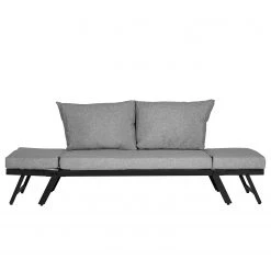 Jardi Gartenbank Torcy - Aluminium / Polyester - Grau / Schwarz -Gartenbänke Verkäufe 1000223222 210715 14111600007 DETAILS P000000001000223222