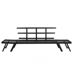 Jardi Gartenbank Torcy - Aluminium / Polyester - Grau / Schwarz -Gartenbänke Verkäufe 1000223222 210715 14111600008 DETAILS P000000001000223222