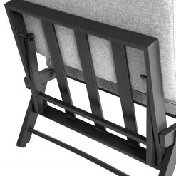 Jardi Gartenbank Torcy - Aluminium / Polyester - Grau / Schwarz -Gartenbänke Verkäufe 1000223222 210715 14111600014 DETAILS P000000001000223222