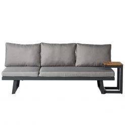 Jardi Loungeset Verton (2-teilig) - Webstoff / Akazie massiv - Grau / Dunkelgrau -Gartenbänke Verkäufe 1000223225 210505 11221400003 DETAILS P000000001000223225