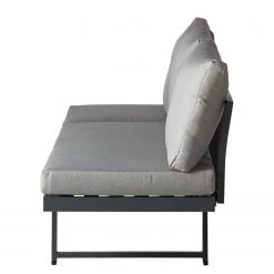 Jardi Loungeset Verton (2-teilig) - Webstoff / Akazie massiv - Grau / Dunkelgrau -Gartenbänke Verkäufe 1000223225 210505 11221700005 DETAILS P000000001000223225