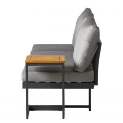 Jardi Loungeset Verton (2-teilig) - Webstoff / Akazie massiv - Grau / Dunkelgrau -Gartenbänke Verkäufe 1000223225 210505 11221900006 DETAILS P000000001000223225