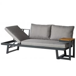 Jardi Loungeset Verton (2-teilig) - Webstoff / Akazie massiv - Grau / Dunkelgrau -Gartenbänke Verkäufe 1000223225 210505 11222100007 DETAILS P000000001000223225