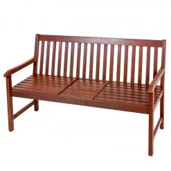 Garden Pleasure Gartenbank Padang - Eukalyptus - Braun