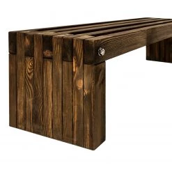 Gartenbank Delem - Pinie - Walnuss -Gartenbänke Verkäufe 1000338905 220324 030 DETAILS P000000001000338905