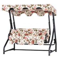 Hollywoodschaukel Morus - Eisen / Webstoff - Multicolor