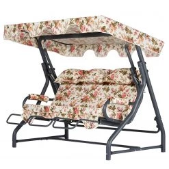 Hollywoodschaukel Salvia III - Eisen / Polyester - Mehrfarbig