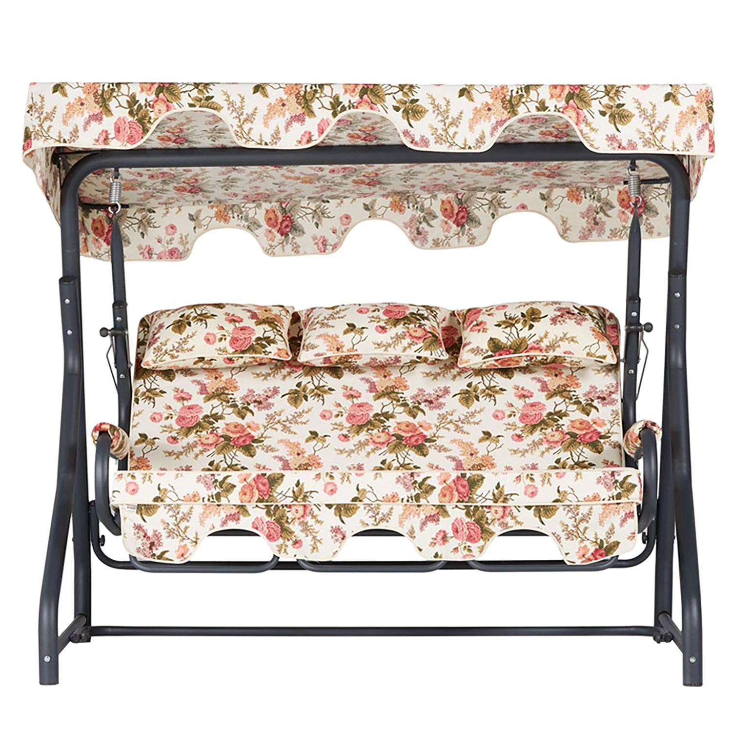 Hollywoodschaukel Salvia III - Eisen / Polyester - Mehrfarbig 3 Hollywoodschaukel Salvia III - Eisen / Polyester - Mehrfarbig – Bild 3