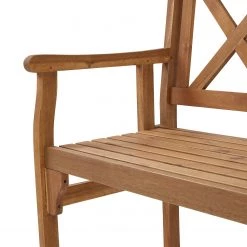 Butlers Gartenbank LOVEBIRD - Akazie teilmassiv - Natur -Gartenbänke Verkäufe 1000341379 220317 033 DETAILS P000000001000341379