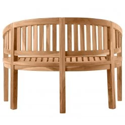 Ars Natura Gartenbank Schönwald - Teakholz - Natur - Breite: 120 cm -Gartenbänke Verkäufe 1000349657 220516 040 DETAILS P000000001000349657