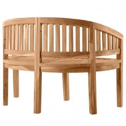 Ars Natura Gartenbank Schönwald - Teakholz - Natur - Breite: 120 cm -Gartenbänke Verkäufe 1000349657 220516 050 DETAILS P000000001000349657