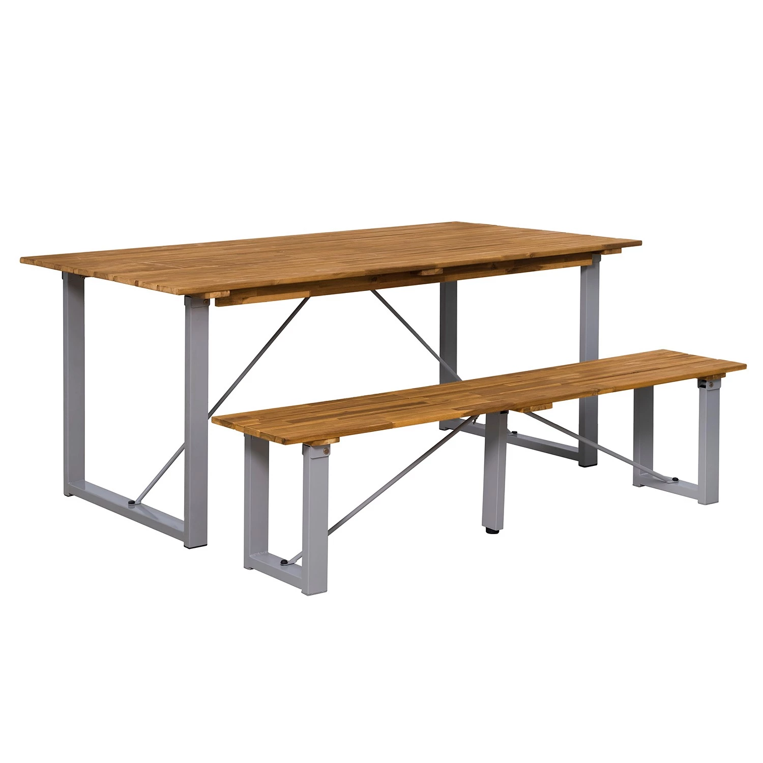 Ars manufacti Gartenbank Tabulam - Akazie / Stahl - Natur 7 Ars manufacti Gartenbank Tabulam - Akazie / Stahl - Natur – Bild 7