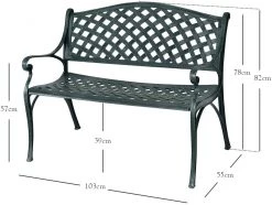 Costway Eisenbank belastbar bis 210kg -Gartenbänke Verkäufe 1ccad0fccf8e44cdbfd98d0976571783