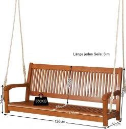 Costway Schaukelbank 2-Sitzer -Gartenbänke Verkäufe 28b0c79395f94e048d6cd31f9ba31856