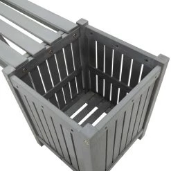 VidaXL Gartenbank mit 2 Pflanzkübeln Massivholz - vidaXL Gartenbank mit 2 Pflanzkübeln 150 cm Massivholz Akazie Grau 9 VidaXL Gartenbank mit 2 Pflanzkübeln Massivholz - vidaXL Gartenbank mit 2 Pflanzkübeln 150 cm Massivholz Akazie Grau -Gartenbänke Verkäufe 36964584607f4916a94c82b7d5b1a1ff