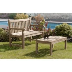 Macabane Gartenbank aus Teakholz -Gartenbänke Verkäufe 439e2ba7e621493aab7c6d1164959e77