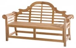 Macabane Gartenbank aus Teakholz