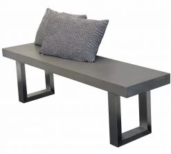 Matodi NOVUM Beton Gartenbank Edelstahl 160 cm