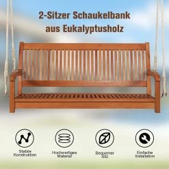 Costway Schaukelbank 2-Sitzer -Gartenbänke Verkäufe 86f0fc05ba9b44aa865508a01ee5758d