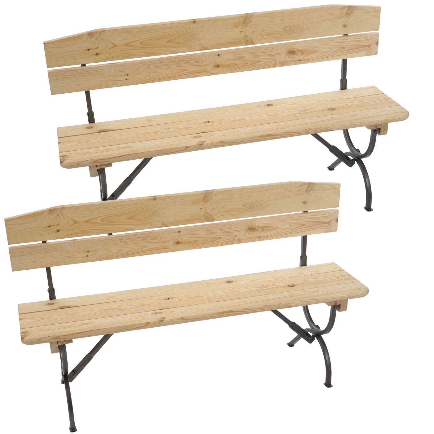 HWC 2x Bank mit Lehne - Tiefe: 180 cm 1 HWC 2x Bank mit Lehne - Tiefe: 180 cm