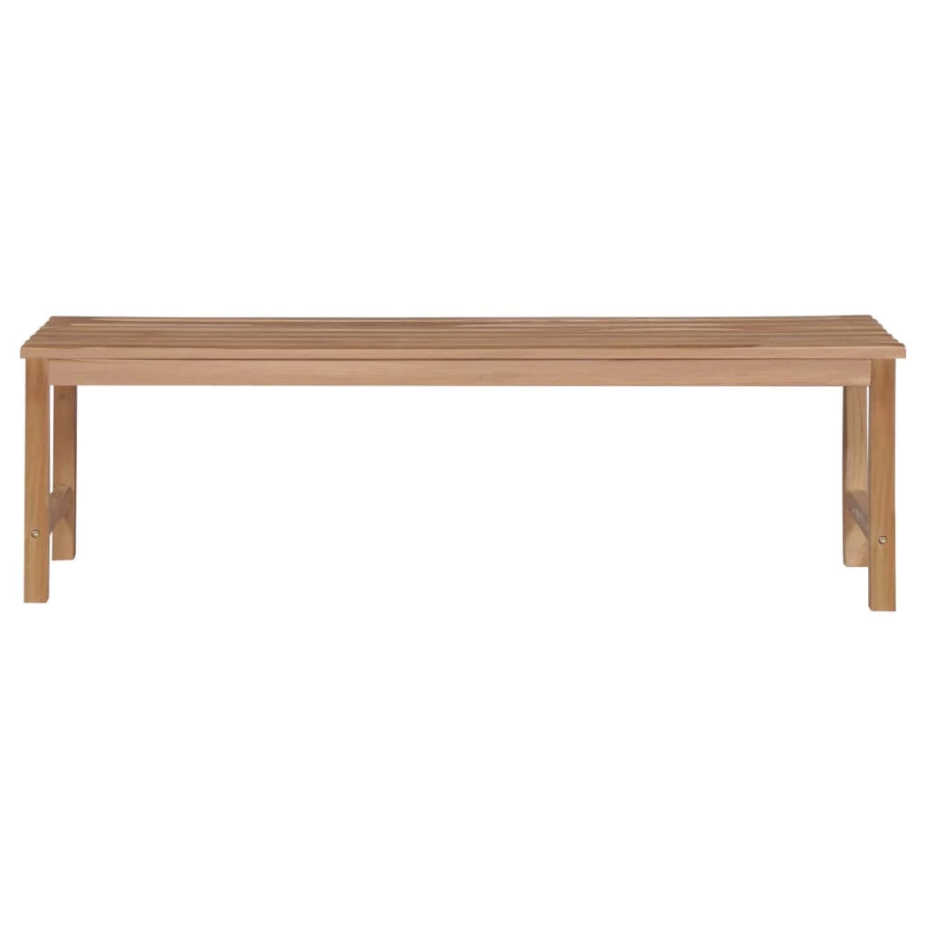 VidaXL Gartenbank Massivholz Teak - vidaXL Gartenbank 150 cm Teakholz Massiv 2 VidaXL Gartenbank Massivholz Teak - vidaXL Gartenbank 150 cm Teakholz Massiv – Bild 2