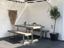 Matodi NOVUM Beton Gartenbank Edelstahl 160 cm 7 Matodi NOVUM Beton Gartenbank Edelstahl 160 cm -Gartenbänke Verkäufe bc15ca068ae34da2b501bb478fa42c3e