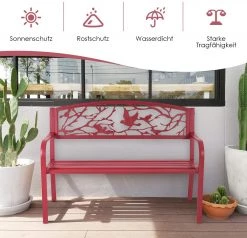 Costway Gartenbank mit Rückenlehnen -Gartenbänke Verkäufe bd530f0f9b8c4d339b5e24e76c8266f6