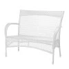 Best Freizeitmöbel Sitzbank Madelene - Polyrattan - Weiß