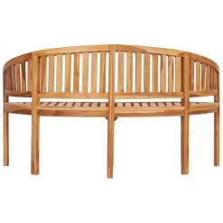 VidaXL Bananenbank Massivholz Teak - vidaXL Bananenbank 151 cm Massivholz Teak -Gartenbänke Verkäufe d9dca074892c4ea596cc10b8b8ef88a4