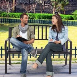 Costway Gartenbank mit Rückenlehnen -Gartenbänke Verkäufe db3726a1821c44798a61b47c0d4b1ab0