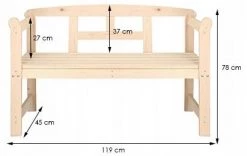 Springos Holzbank mit Armlehnen -Gartenbänke Verkäufe ed9a42d38954462583132498243dcde2.cropped 47 119 411 259.processed