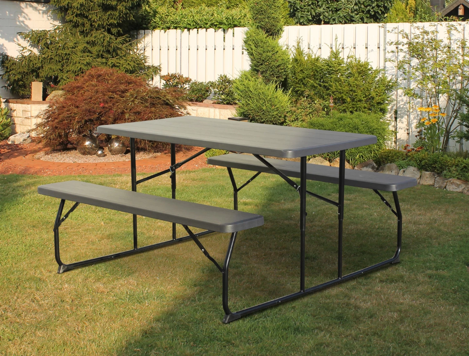 Leco Bierzeltgarnitur klappbar 2 Leco Bierzeltgarnitur klappbar – Bild 2