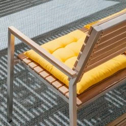 Studio Copenhagen Gartenbank Teakline Exklusiv - Breite: 114 cm -Gartenbänke Verkäufe essgruppe teakline exklusiv xxvi teak massiv edelstahl 4562036 1