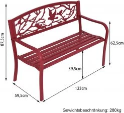 Costway Gartenbank mit Rückenlehnen -Gartenbänke Verkäufe f21be83aec45408aa6fc9ac6e5e9d1f1